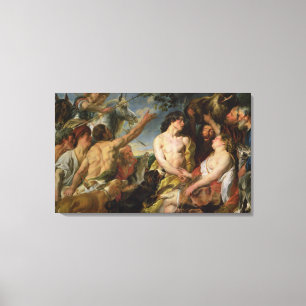 Toile Meleager et Atalanta (huile sur toile)