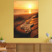 Toile Mélodie du coucher de soleil (Insitu(Salon))