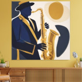 Toile Mélodie Jazz (Insitu(Salon))