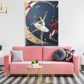 Toile Melody in Motion Abstract Ballerina (Insitu(Salon))