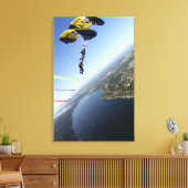 Toile Membres de l'équipe de parachutistes de la marine (Insitu(Salon))