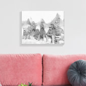 Toile Membres survivants de Big Foot's Band (Insitu(Salon))