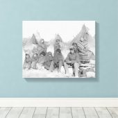 Toile Membres survivants de Big Foot's Band (Insitu (Plancher de Bois))