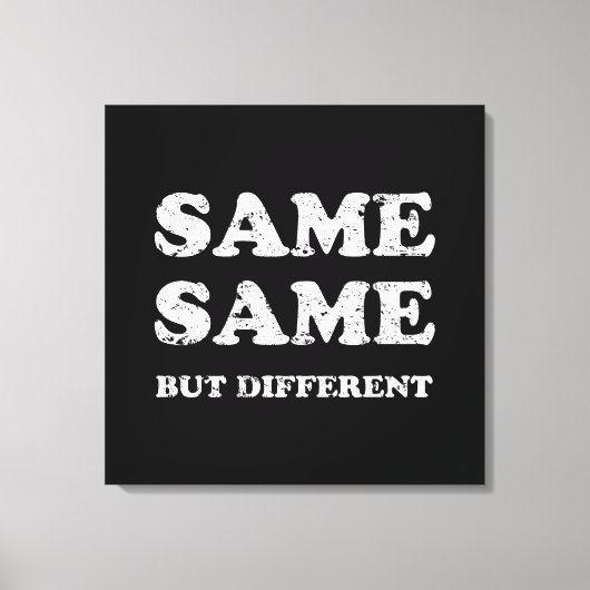 TOILE MÊME MAIS DIFFÉRENT (Recto)