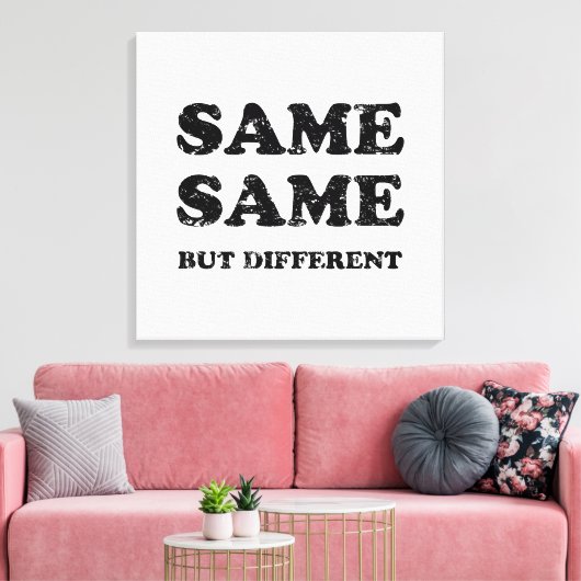 TOILE MÊME MAIS DIFFÉRENT (Insitu(Salon))