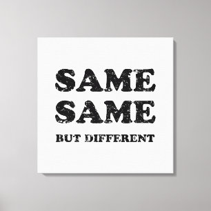 TOILE MÊME MAIS DIFFÉRENT