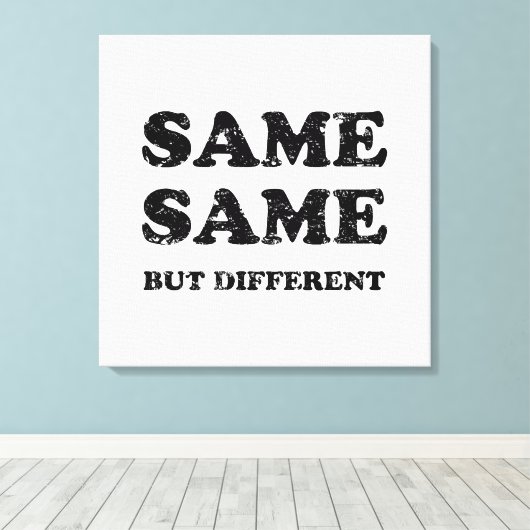 TOILE MÊME MAIS DIFFÉRENT (Insitu (Plancher de Bois))