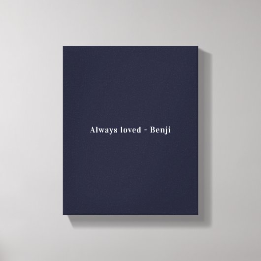 Toile Mémoire pour l'amour des animaux de compagnie (Recto)