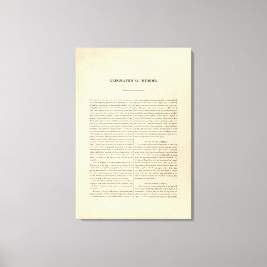 Toile Mémoires géographiques (Recto)