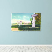 Toile Mémorial aux femmes Mayflower, Vue Portico (Insitu (Plancher de Bois))