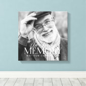 Toile Memorial Love Simple Photo moderne (Insitu (Plancher de Bois))