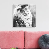 Toile Memorial Love Simple Photo moderne (Insitu(Salon))