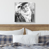 Toile Memorial Love Simple Photo moderne (Insitu(Chambre))