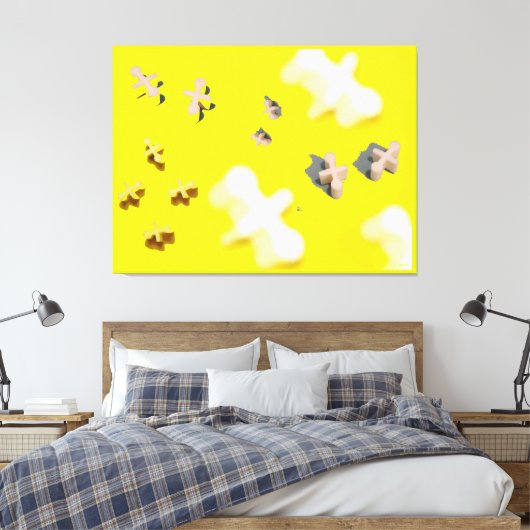 Toile Memphis Design Jacks (Insitu(Chambre))