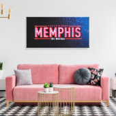 Toile MEMPHIS - Le logo musical (Insitu(Salon))