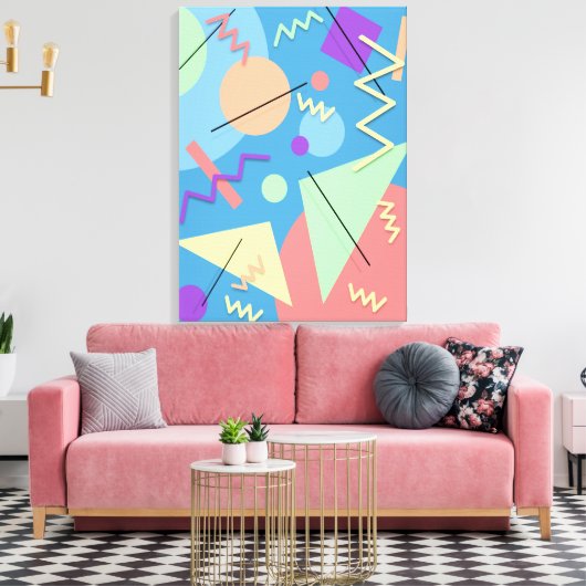 Toile Memphis no 4 (Insitu(Salon))