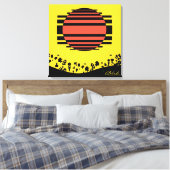 Toile Memphis Tossed Bits (Insitu(Chambre))