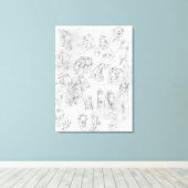 Toile Mendiants (Insitu (Plancher de Bois))