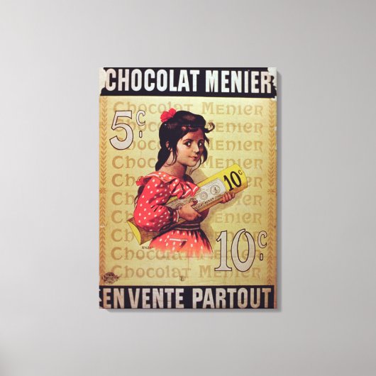Toile 'Menier Chocolat', En Vente Partout (couleur (Recto)