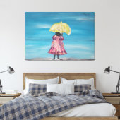 Toile Menina na chuva (Insitu(Chambre))