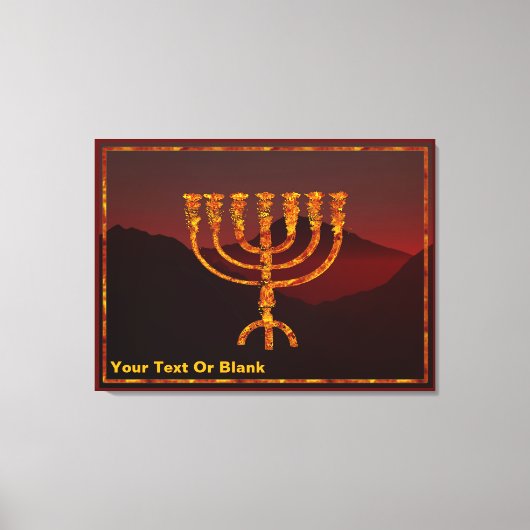 Toile Menorah de Moshe (Recto)