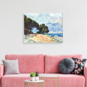 Toile Menton vu du Cap Martin par Claude Monet (Insitu(Salon))