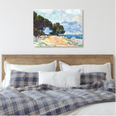 Toile Menton vu du Cap Martin par Claude Monet (Insitu(Chambre))