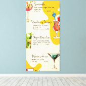 Toile Menu Boissons (Insitu (Plancher de Bois))