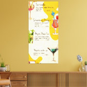 Toile Menu Boissons (Insitu(Salon))