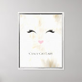 Toile Meow Crazy Cat Lady (Recto)