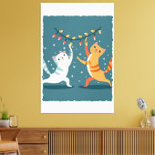Toile Meow y Christmas Delight : Festive Cats Collection (Insitu(Salon))