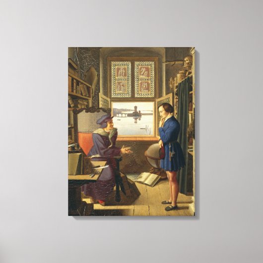Toile Mephisto et l'étudiant, 1828 (Recto)