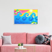 Toile Mer agitée (Insitu(Salon))