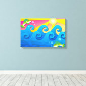 Toile Mer agitée (Insitu (Plancher de Bois))