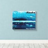 Toile Mer bleue froide (Insitu (Plancher de Bois))