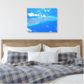 Toile MER CARRIBÉENNE N° 1 SUR CANVAS 20 "x 16" (Insitu(Chambre))