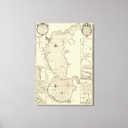 Toile Mer Caspienne et Asie 2 (Recto)