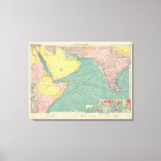 Toile Mer d'Arabie (Recto)