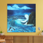 Toile "Mer de puissance" Tvas étirées Imprimer. Ver. 2 (Insitu(Salon))