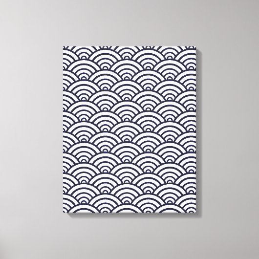 Toile Mer de Seigaiha (Recto)