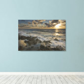 Toile Mer des Caraïbes, îles Caïmans. Ondes de fracassag (Insitu (Plancher de Bois))