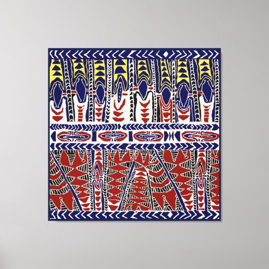 Toile Mer du Sud Samoa Batik (Recto)