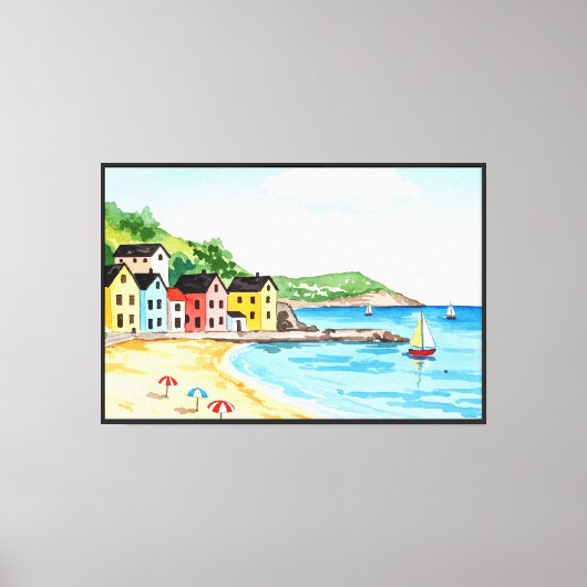 Toile Mer et plage (Recto)