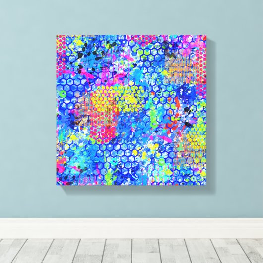 Toile Mer Graffiti (Insitu (Plancher de Bois))