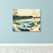 Toile Mer japonaise de Satta Hiroshige Art (Insitu (Plancher de Bois))