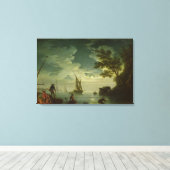 Toile Mer, Lune, 1772 (Insitu (Plancher de Bois))