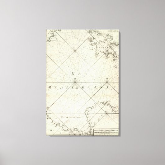 Toile Mer Méditerranée 5 (Recto)