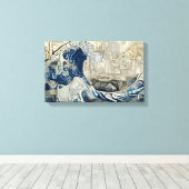 Toile Mer | Zazzle_Growshop. (Insitu (Plancher de Bois))