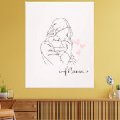 Toile Merci à tous les mamas (Insitu(Salon))