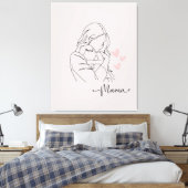 Toile Merci à tous les mamas (Insitu(Chambre))